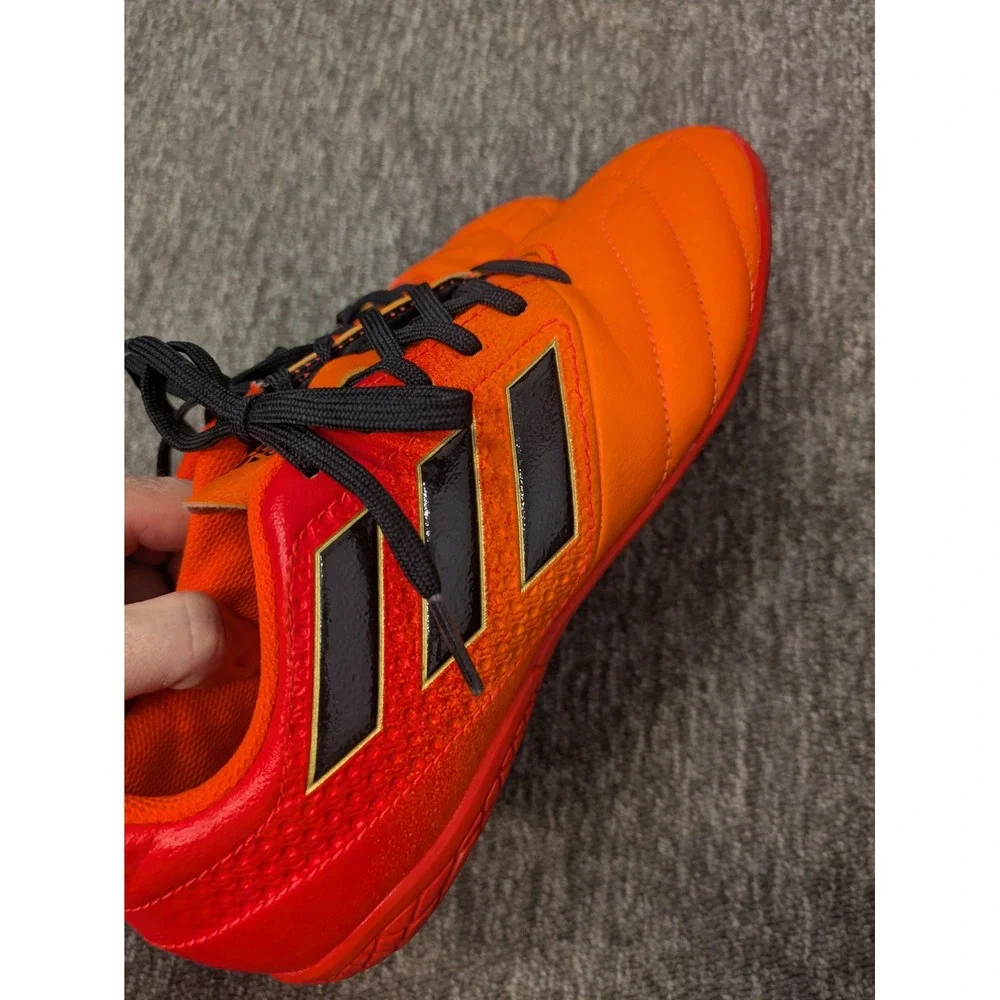 Adidas Soccer Cleats Turf‎ Orange Black Men's Size 5.5 US